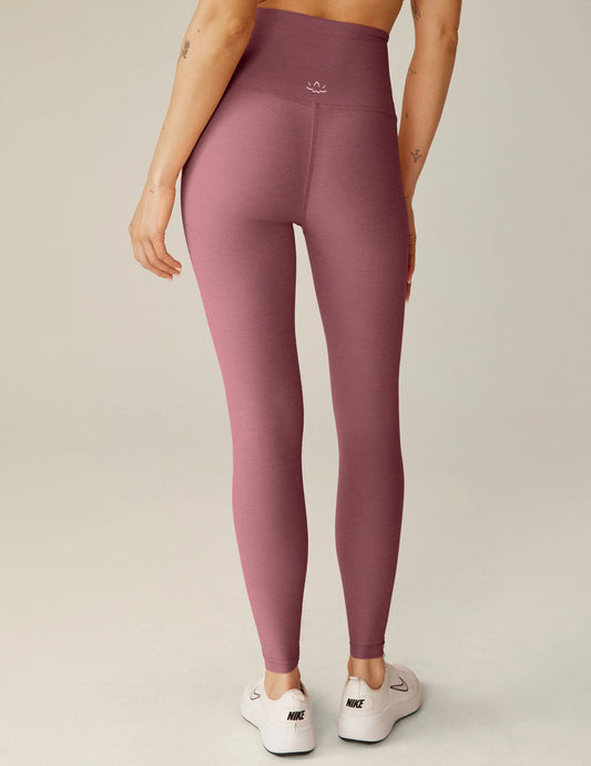 BEYOND YOGA SPACEDYE HIGH WAIST CAUGHT IN THE MIDI LEGGING ORCHID BLOSSOM HEATHER