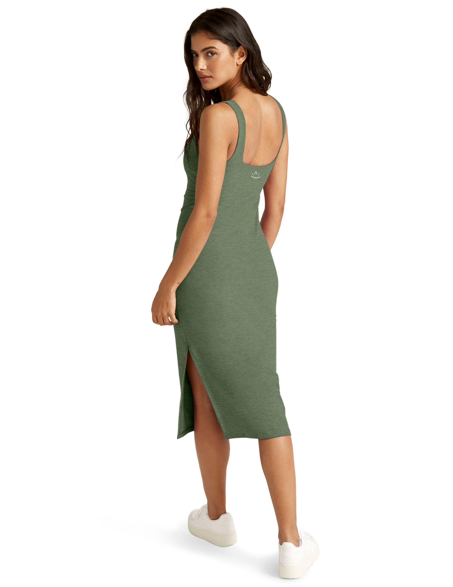 Beyond yoga dress spacedye icon dress store green (medium)