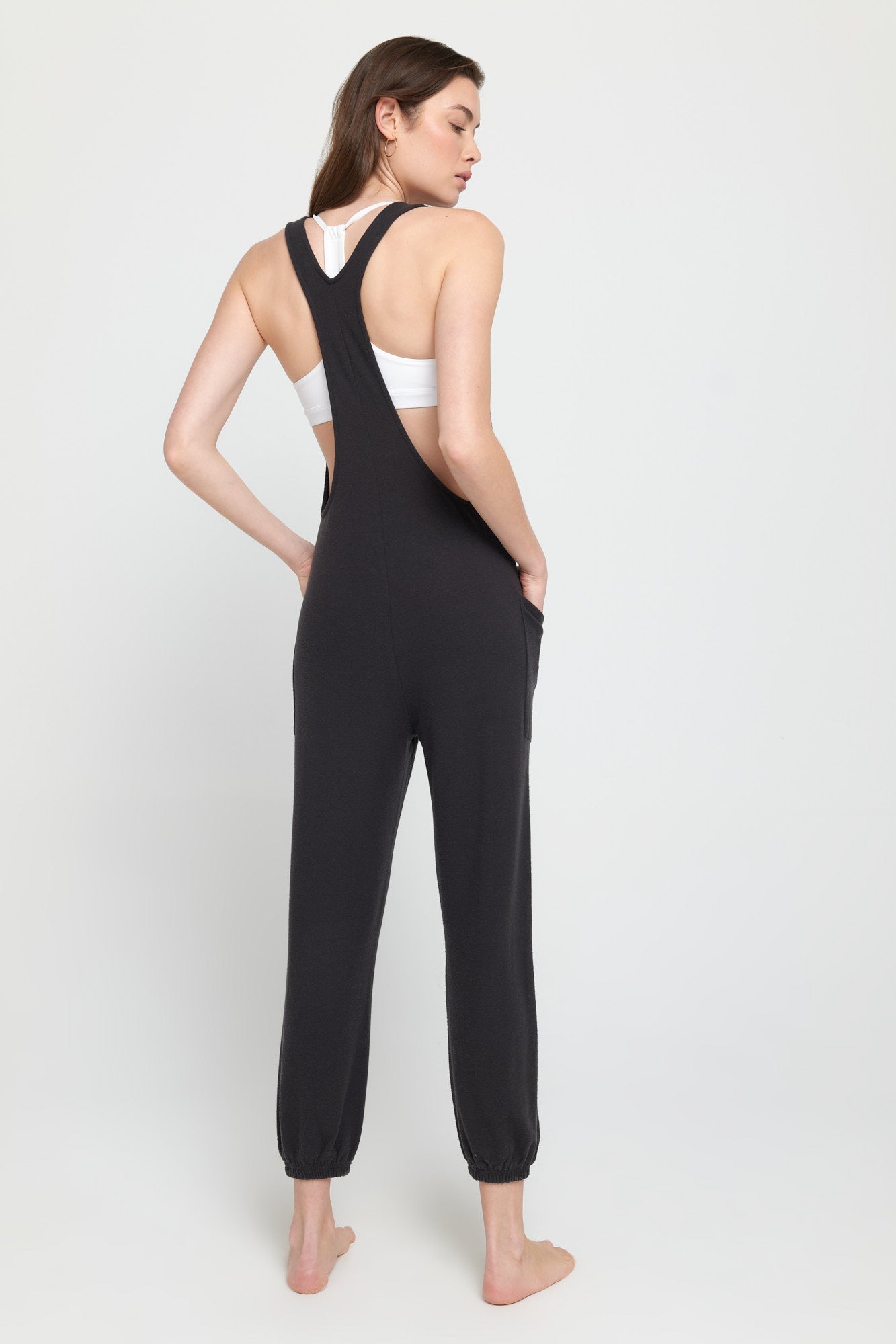 SPIRITUAL GANGSTER LEAH JUMPSUIT VINTAGE BLACK