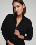 SPANX AIR ESSENTIALS TRACK JACKET BLACK