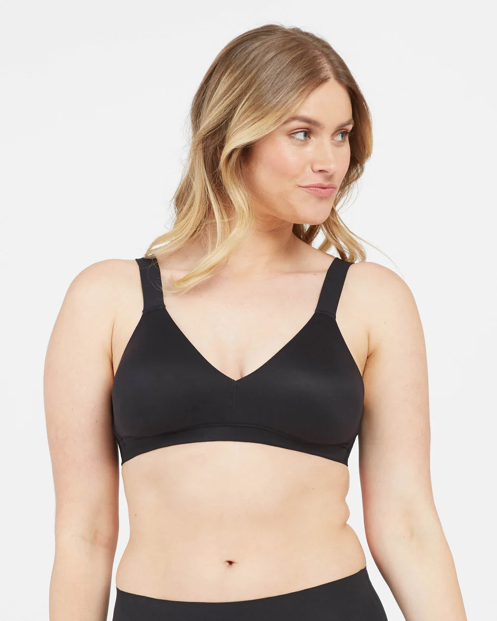 SPANX BRA-LLELUJAH LIGHTLY LINED BRALETTE BLACK