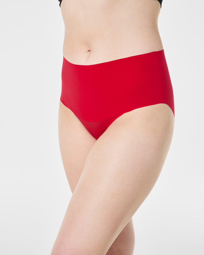 SPANX UNDIE-TECTABLE SMOOTHING BRIEF SPANX RED