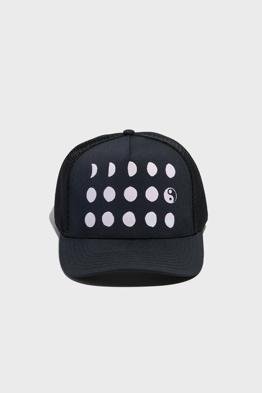 SPIRITUAL GANGSTER AUTUMN EQUINOX TRUCKER HAT BLACK