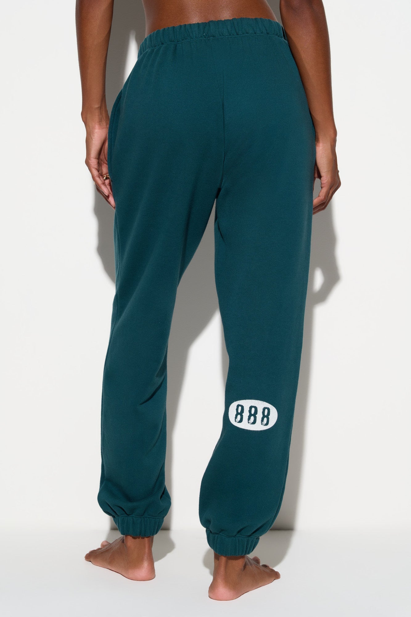 SPIRITUAL GANGSTER BALANCE PORTIA SWEATPANT MIDNIGHT TEAL
