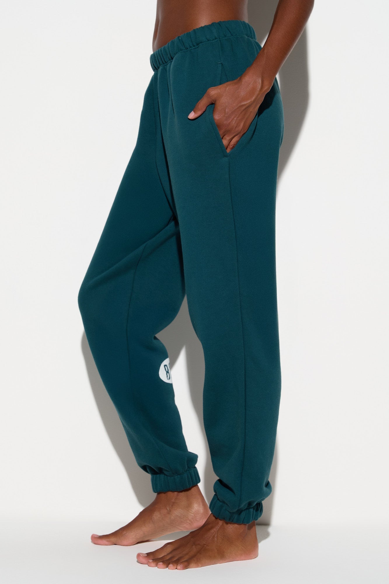 SPIRITUAL GANGSTER BALANCE PORTIA SWEATPANT MIDNIGHT TEAL
