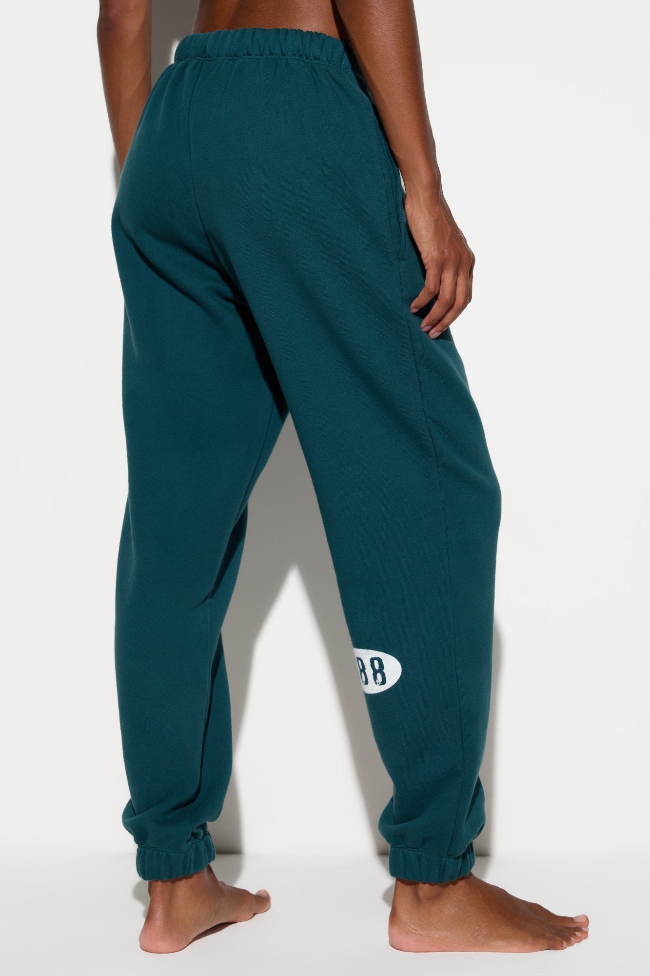 SPIRITUAL GANGSTER BALANCE PORTIA SWEATPANT MIDNIGHT TEAL