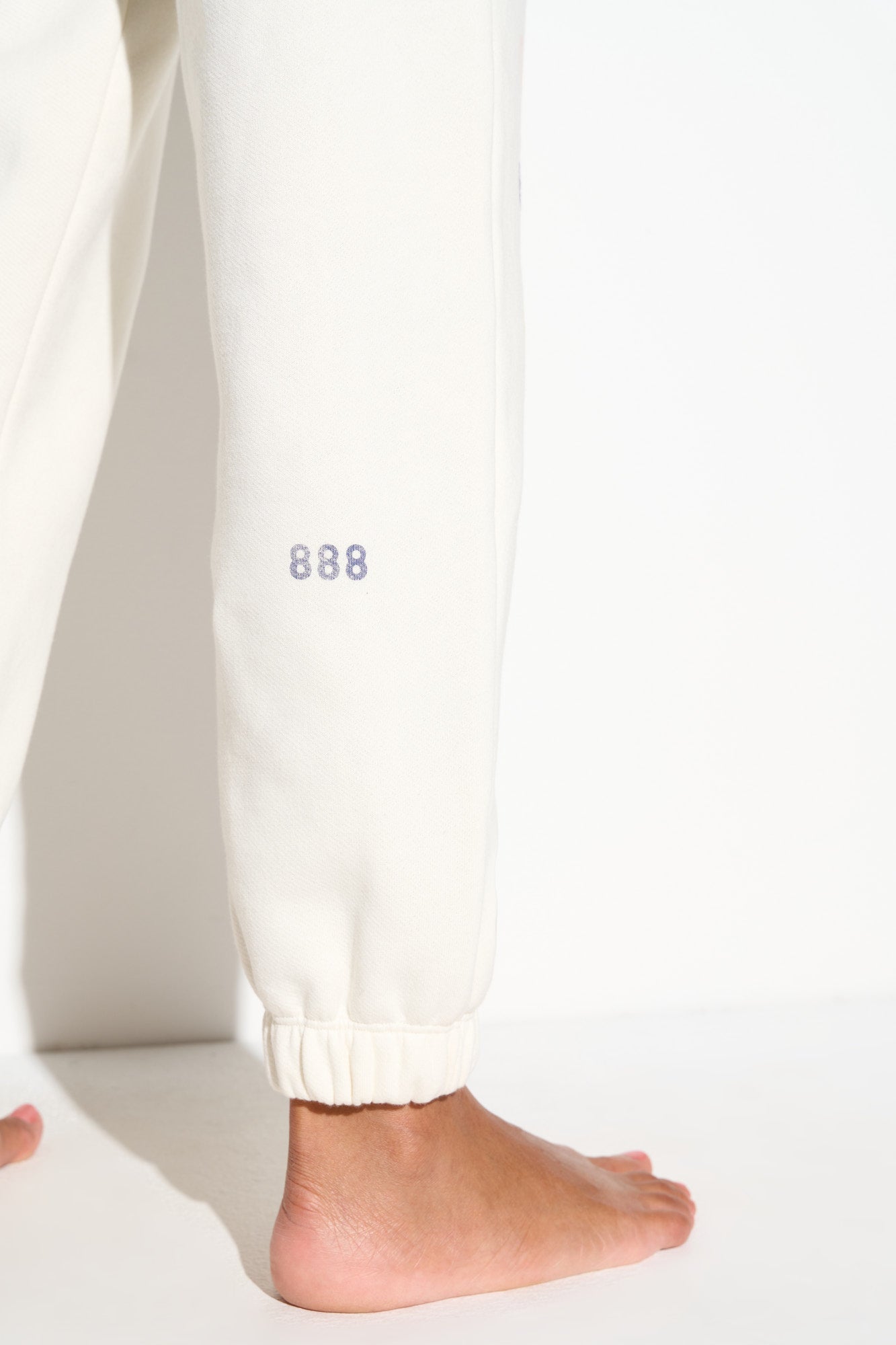 SPIRITUAL GANGSTER EARTH ENERGY BOWIE SWEATPANT VINTAGE WHITE