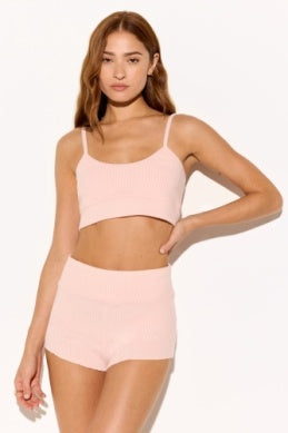 SPIRITUAL GANGSTER GIA BRALETTE BLUSH PINK