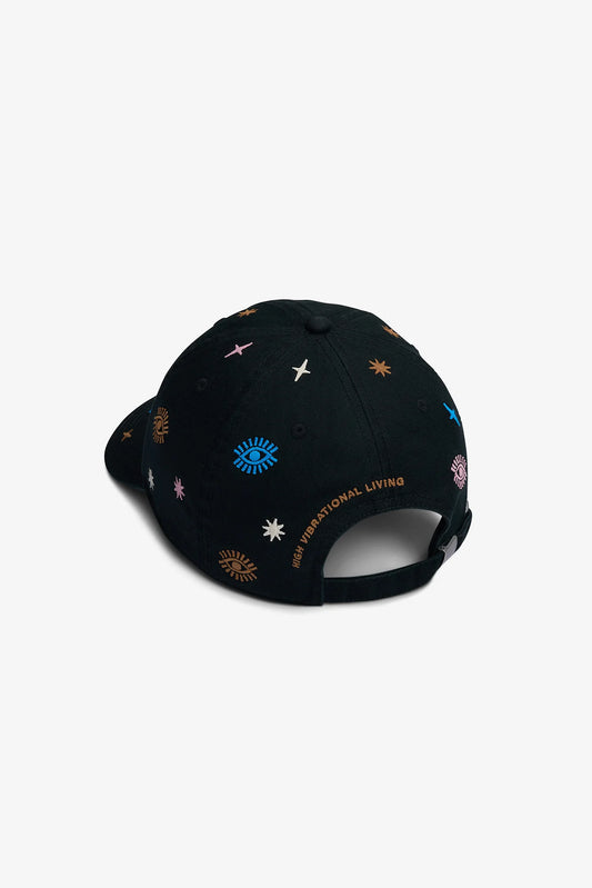 SPIRITUAL GANGSTER HIGH VIBES DAD HAT BLACK 1
