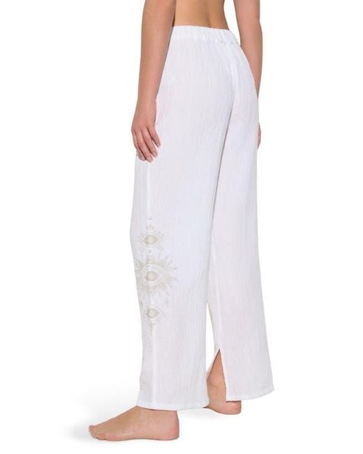 SPIRITUAL GANGSTER INNER GAZE PAGE PANT WHITE