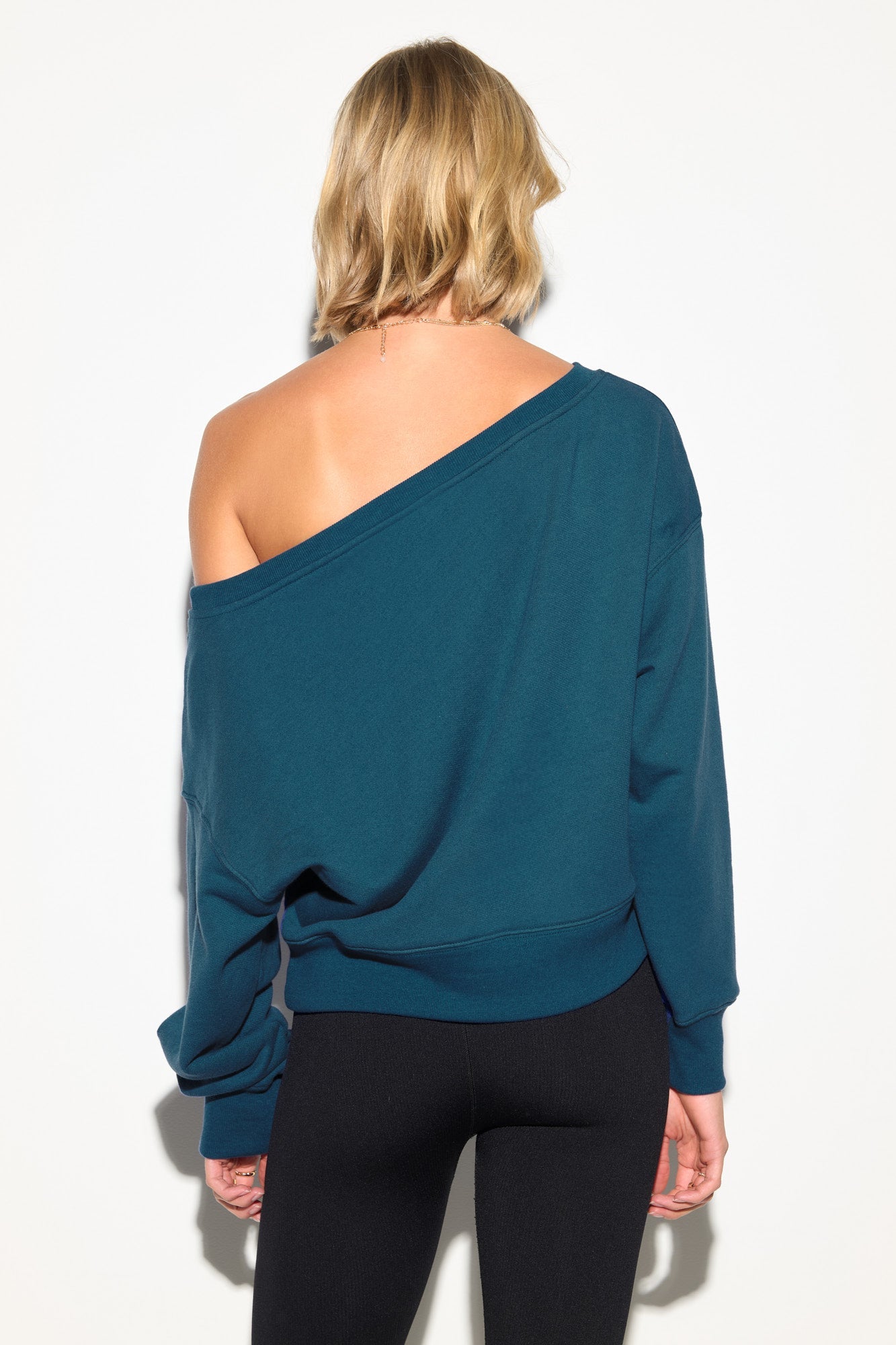 SPIRITUAL GANGSTER LA VIDA 2.0 SWEATSHIRT MIDNIGHT TEAL