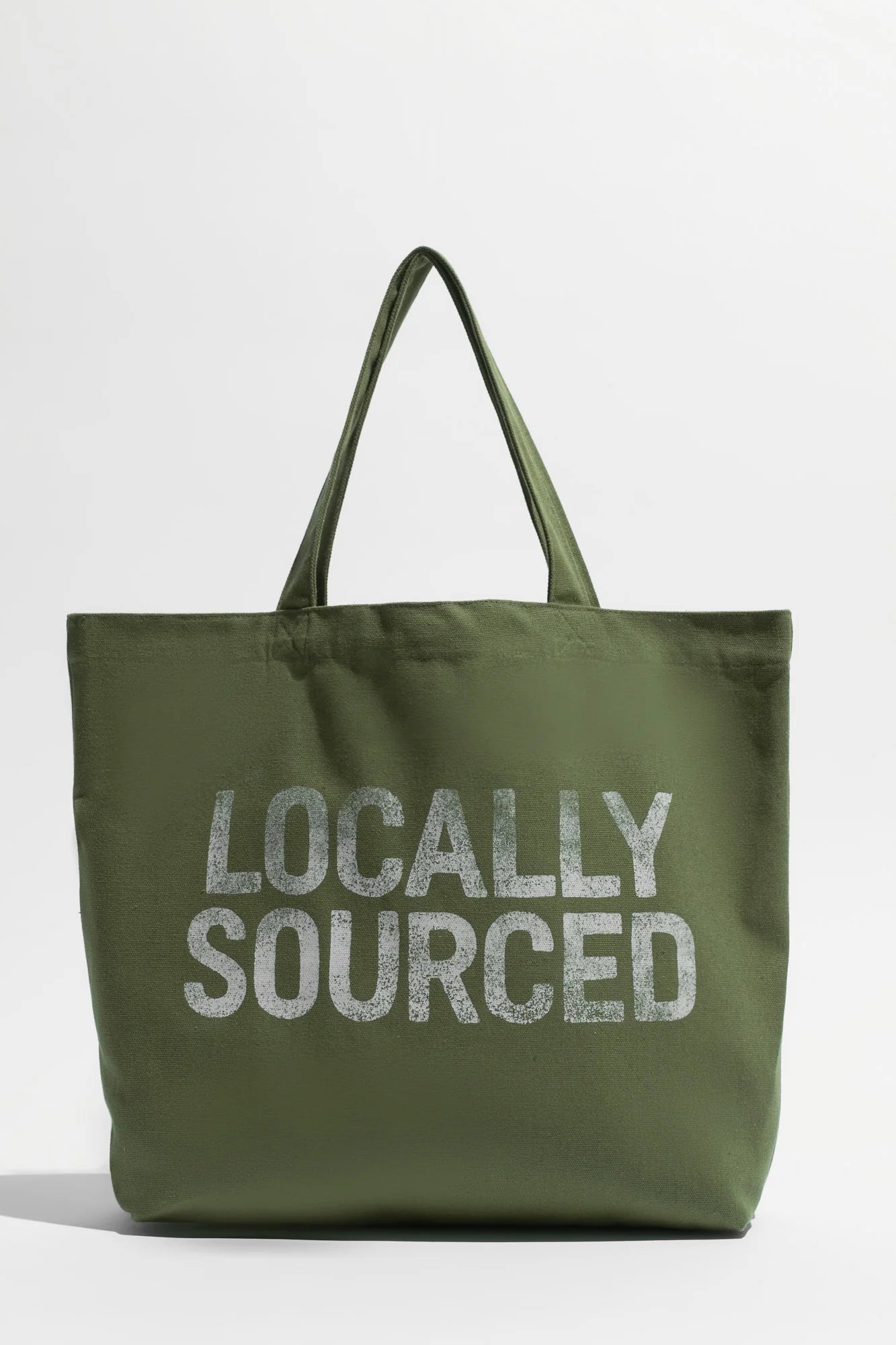 SPIRITUAL GANGSTER LOCAL TOTE BAG PALM GREEN