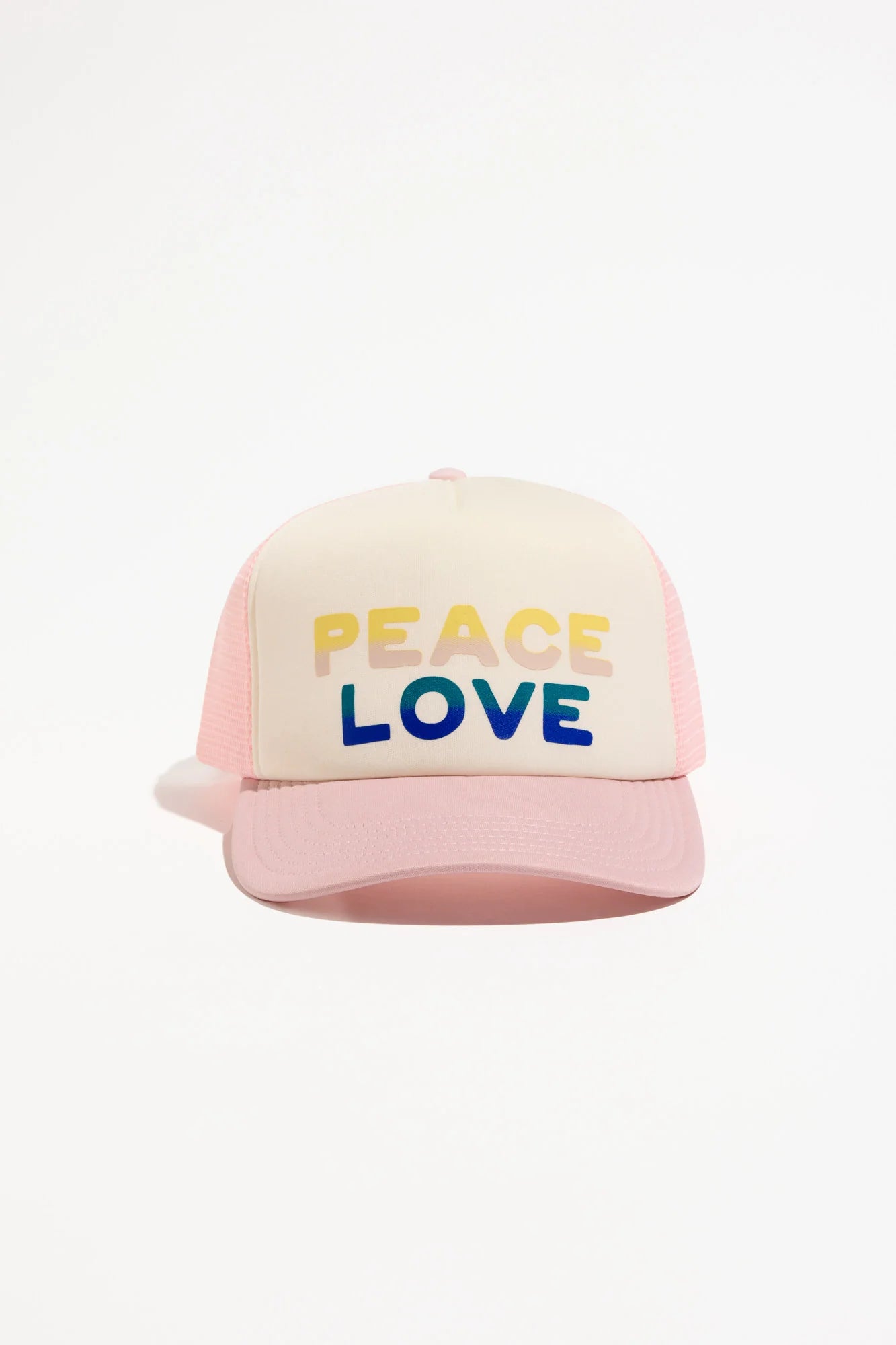 SPIRITUAL GANGSTER PEACE LOVE TRUCKER HAT