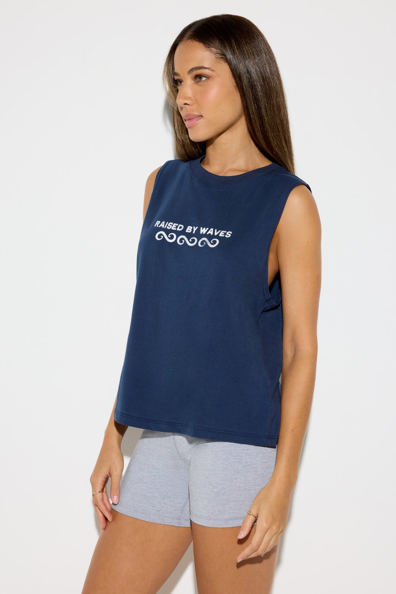 SPIRITUAL GANGSTER RAISED BY WAVES VIBE TANK INDIGO