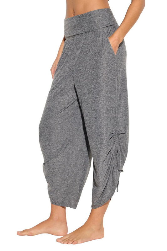 SPIRITUAL GANGSTER REASHA STUDIO PANT HEATHER GREY