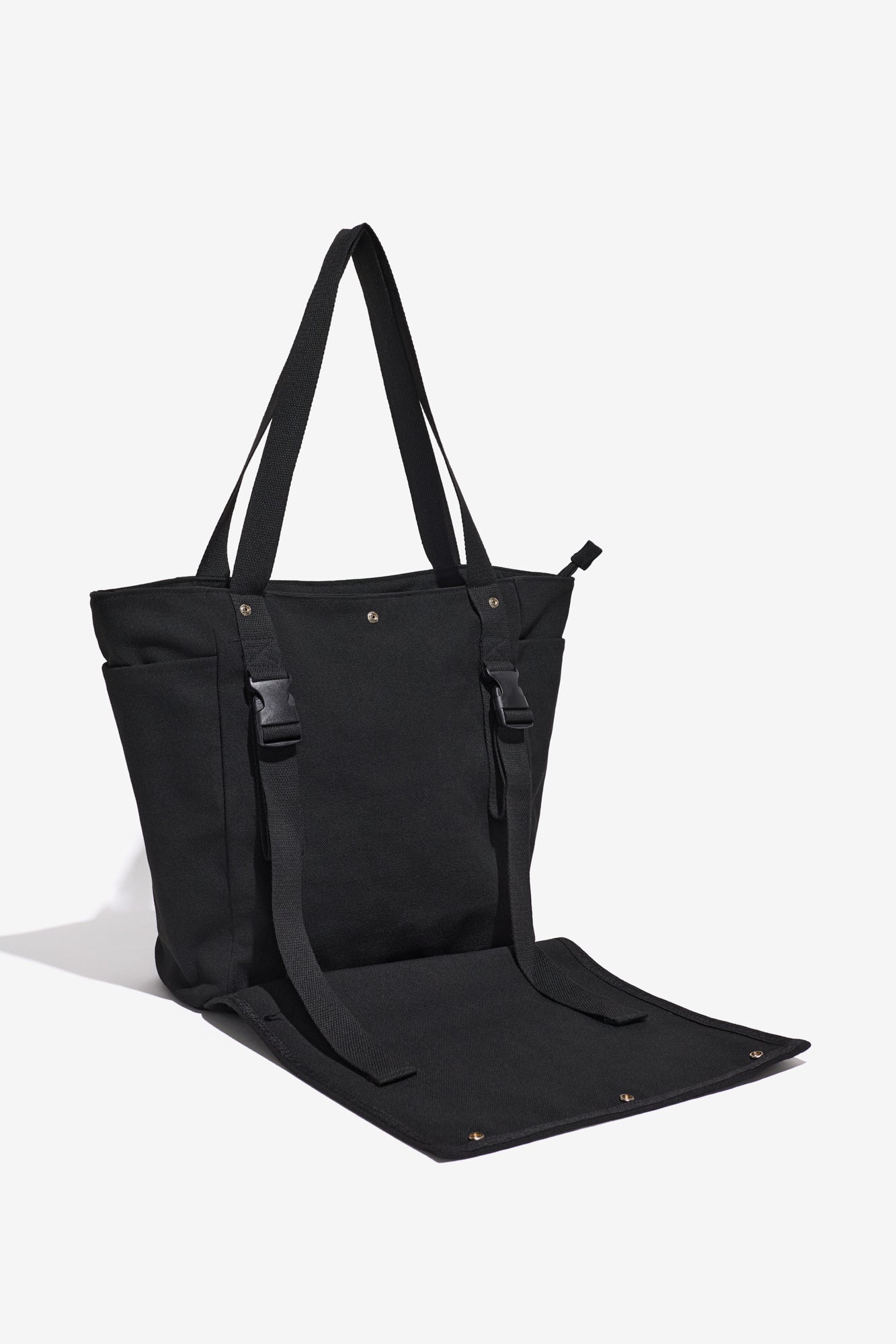 SPIRITUAL GANGSTER SG LIVING NAMASTE YOGA TOTE BAG BLACK