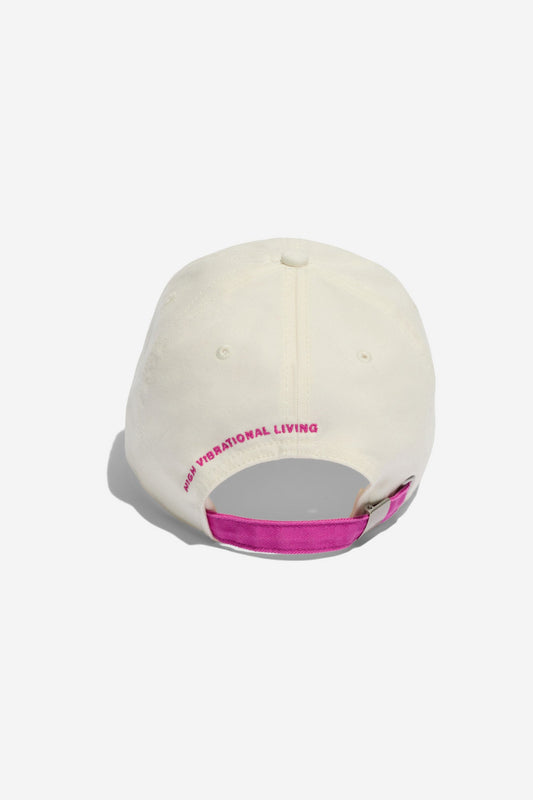SPIRITUAL GANGSTER SG LOGO DAD TRUCKER HAT VINTAGE WHITE