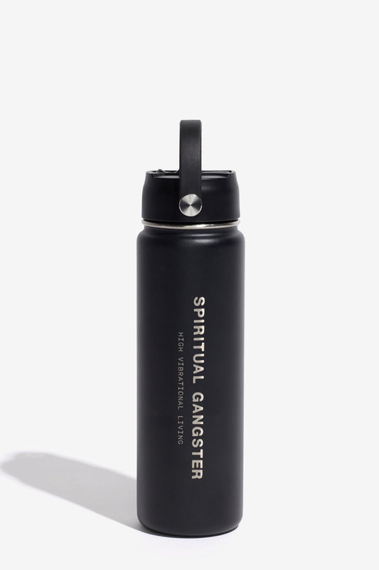 SPIRITUAL GANGSTER SG WATER BOTTLE BLACK