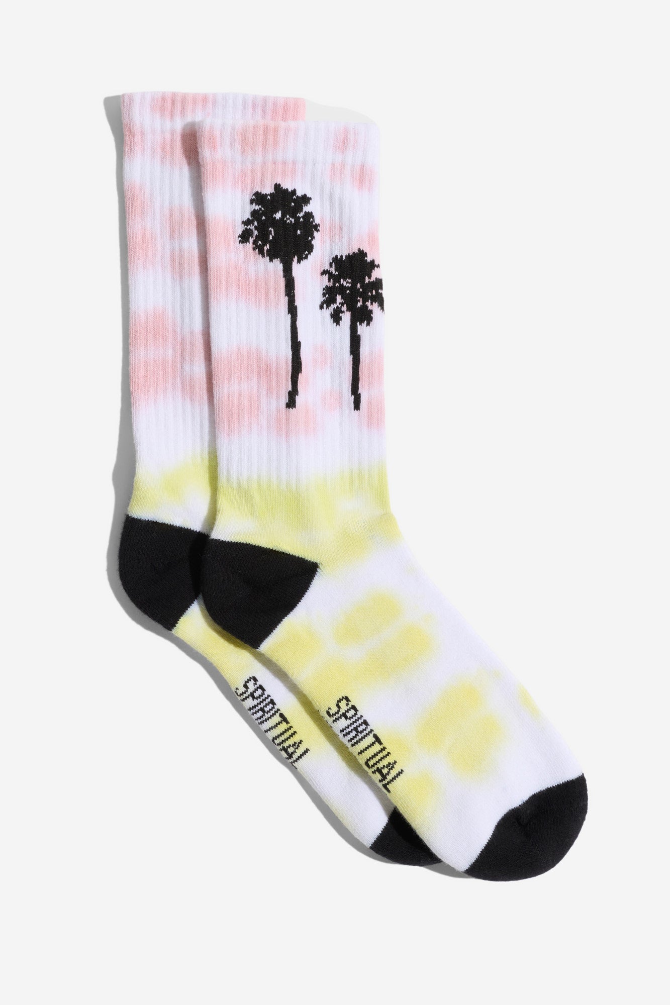 SPIRITUAL GANGSTER SUMMER SOUL CREW SOCK PINK TIE DYE