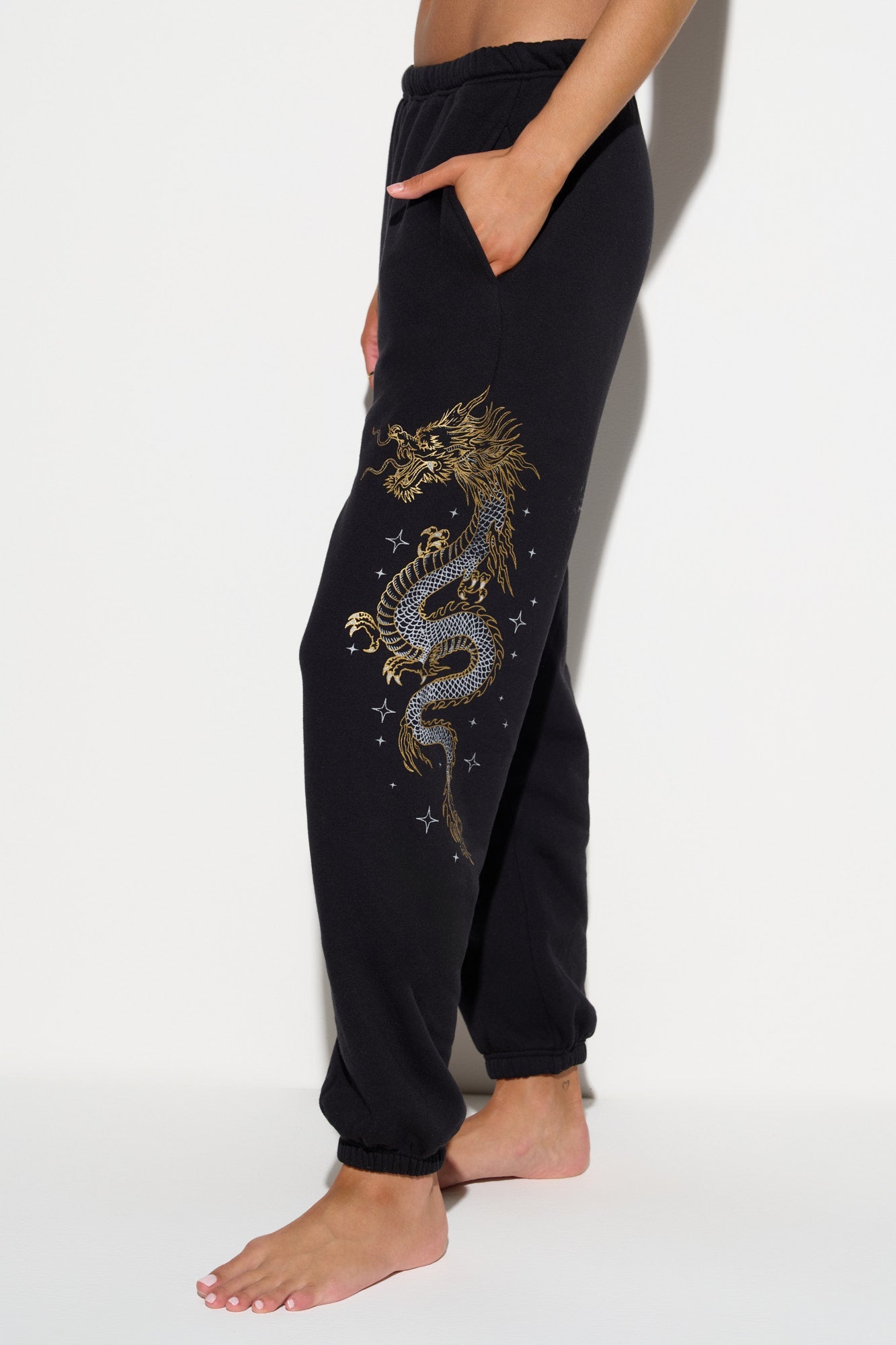 SPIRITUAL GANGSTER WARRIOR SPIRIT SOL SWEATPANT BLACK