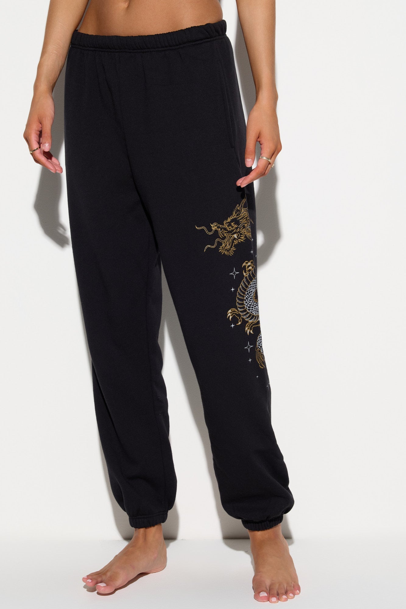 SPIRITUAL GANGSTER WARRIOR SPIRIT SOL SWEATPANT BLACK