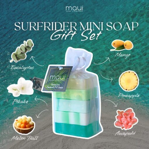 MAUI SOAP COMPANY SURFRIDER SOAP GIFT SET