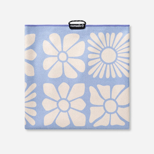 NOMADIX ORIGINAL YOGA TOWEL FLOWERBED COASTAL BLUE