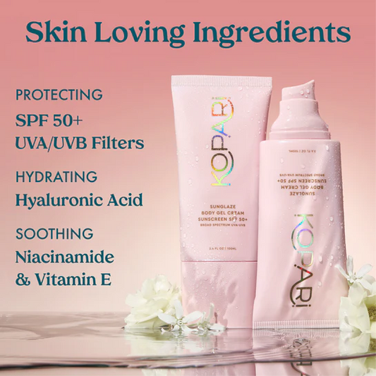 Sunglaze Body Gel Cream Sunscreen SPF 50+