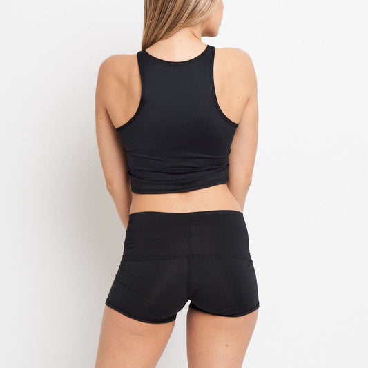 TEEKI SUN SHORT SOLID BLACK