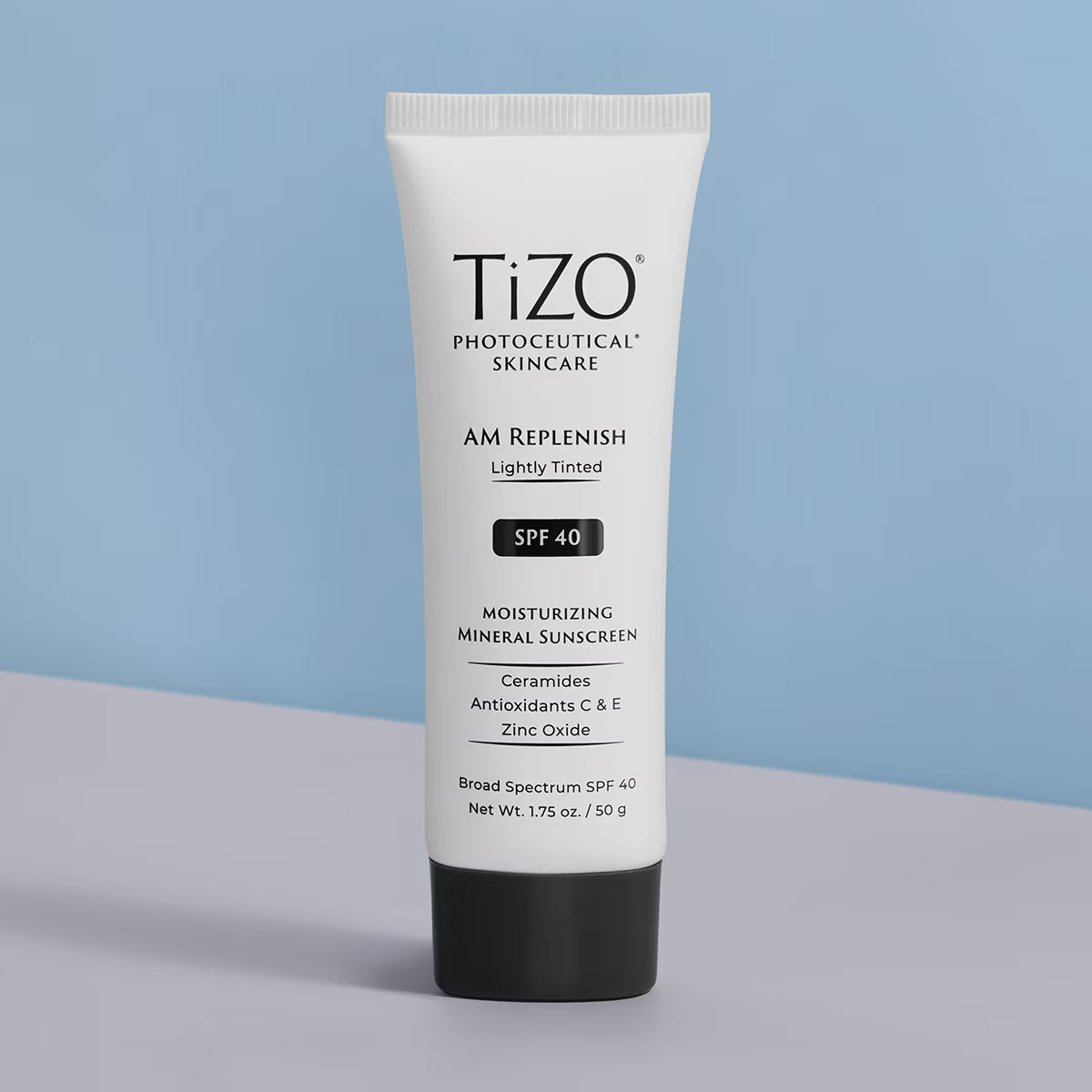 TIZO AM Replenish Lightly Tinted Moisturizing Mineral Sunscreen with Zinc