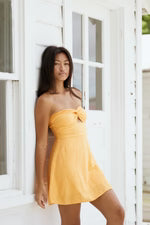 BLANCO BY NATURE ZOEY DRESS TANGERINE