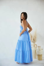 BLANCO BY NATURE CARLOTTA DRESS AZURE