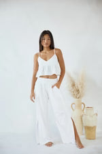 BLANCO BY NATURE ARIA PANT WHITE