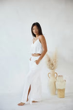 BLANCO BY NATURE ARIA PANT WHITE