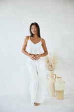 BLANCO BY NATURE ARIA PANT WHITE