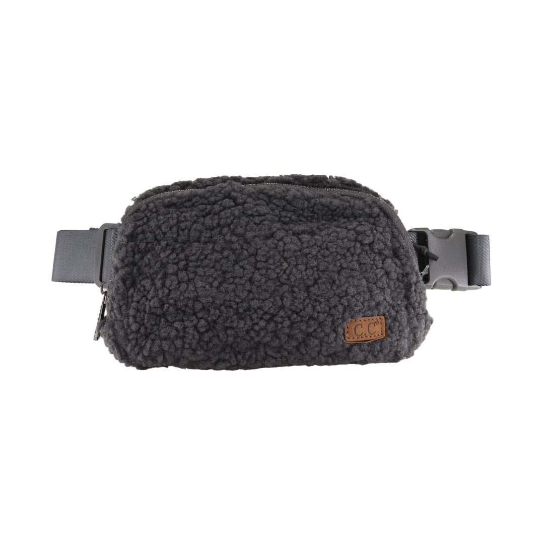 CC BEANIE SHERPA BELT BAG CHARCOAL