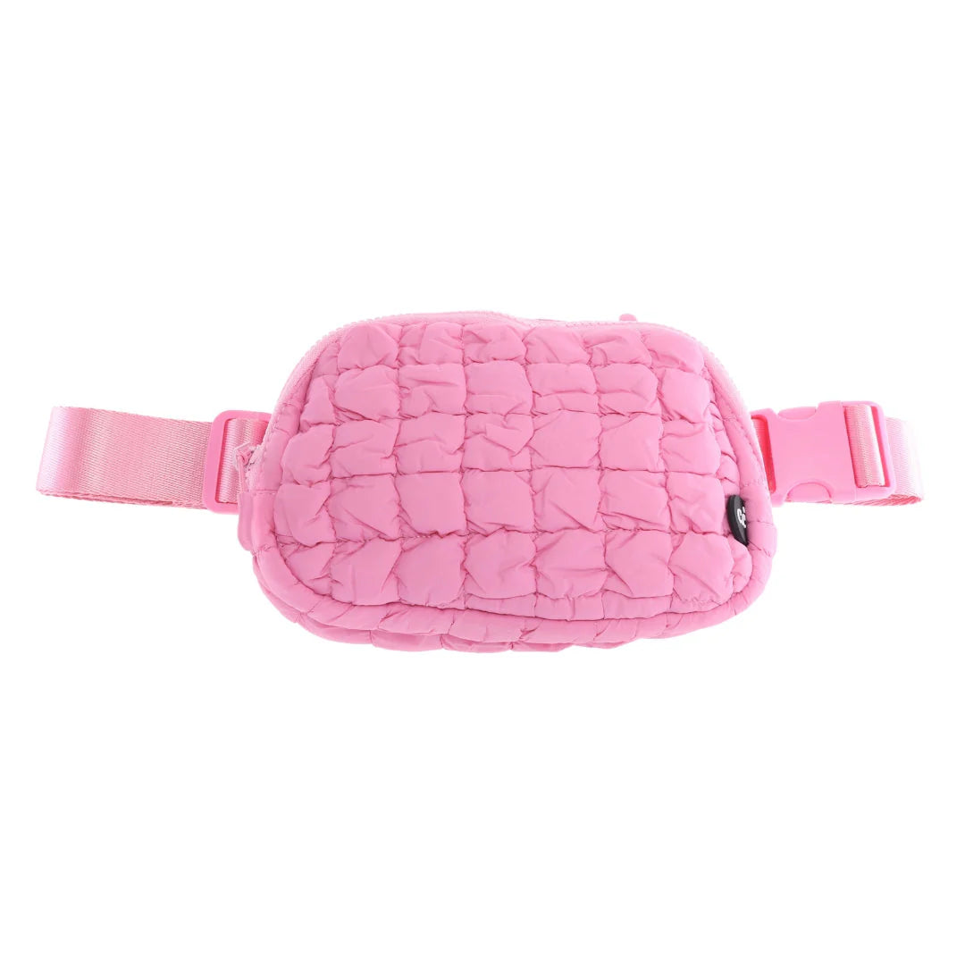 SALE CC BEANIE QUILTED PUFFER BELT BAG MULTIPLE COLORS