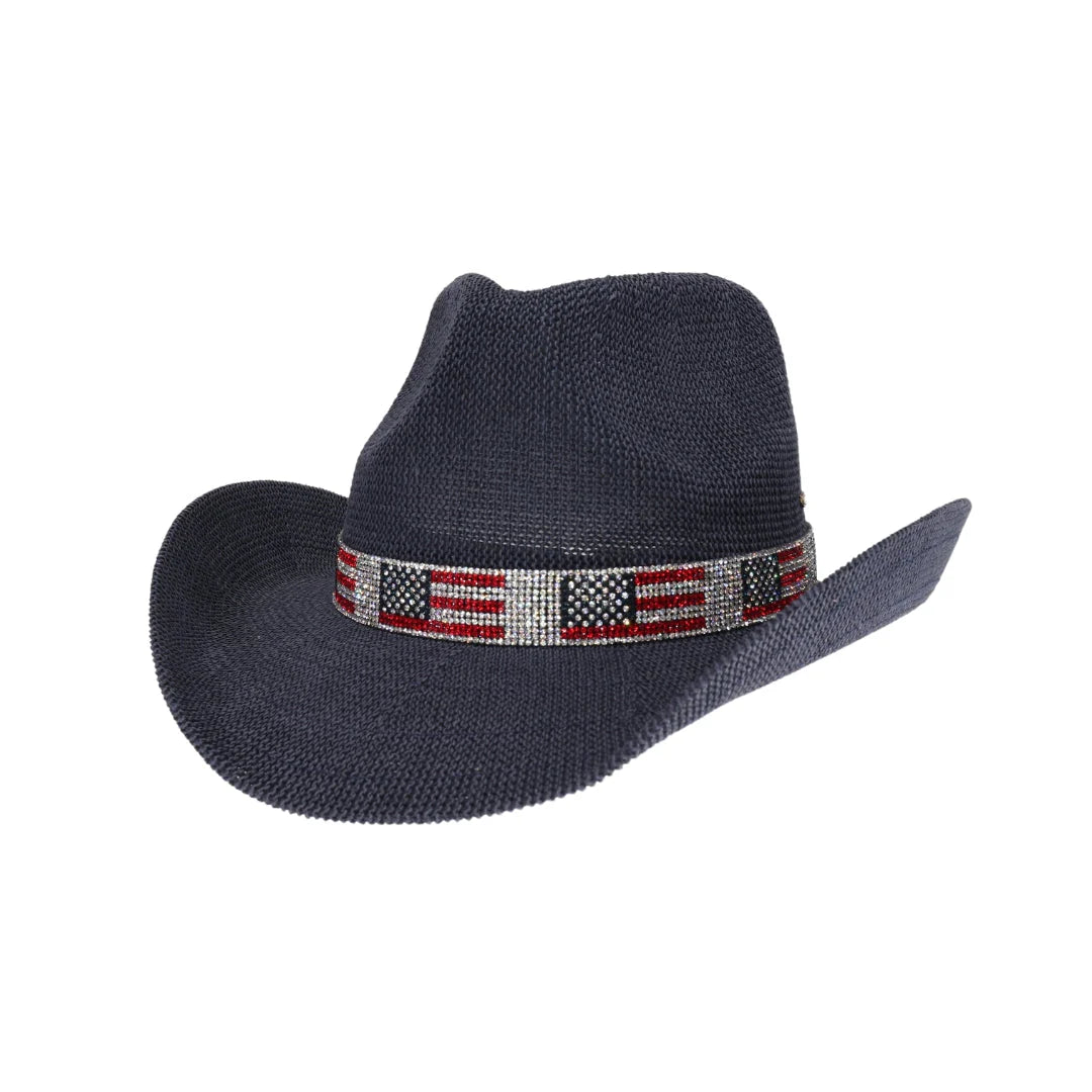 CC BEANIE FAIRHOPE COWBOY HAT MULTIPLE COLORS FOURTH OF JULY HAT