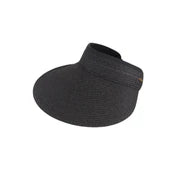 CC BEANIE Heather Straw Visor C.C Sunhat Black