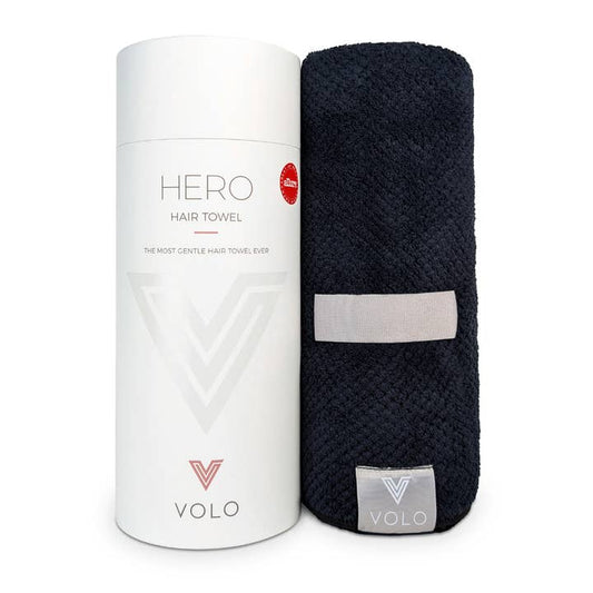 VOLO Hero Hair Towel Vinyl Black