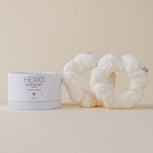 VOLO Scrunchie Duo Salt White