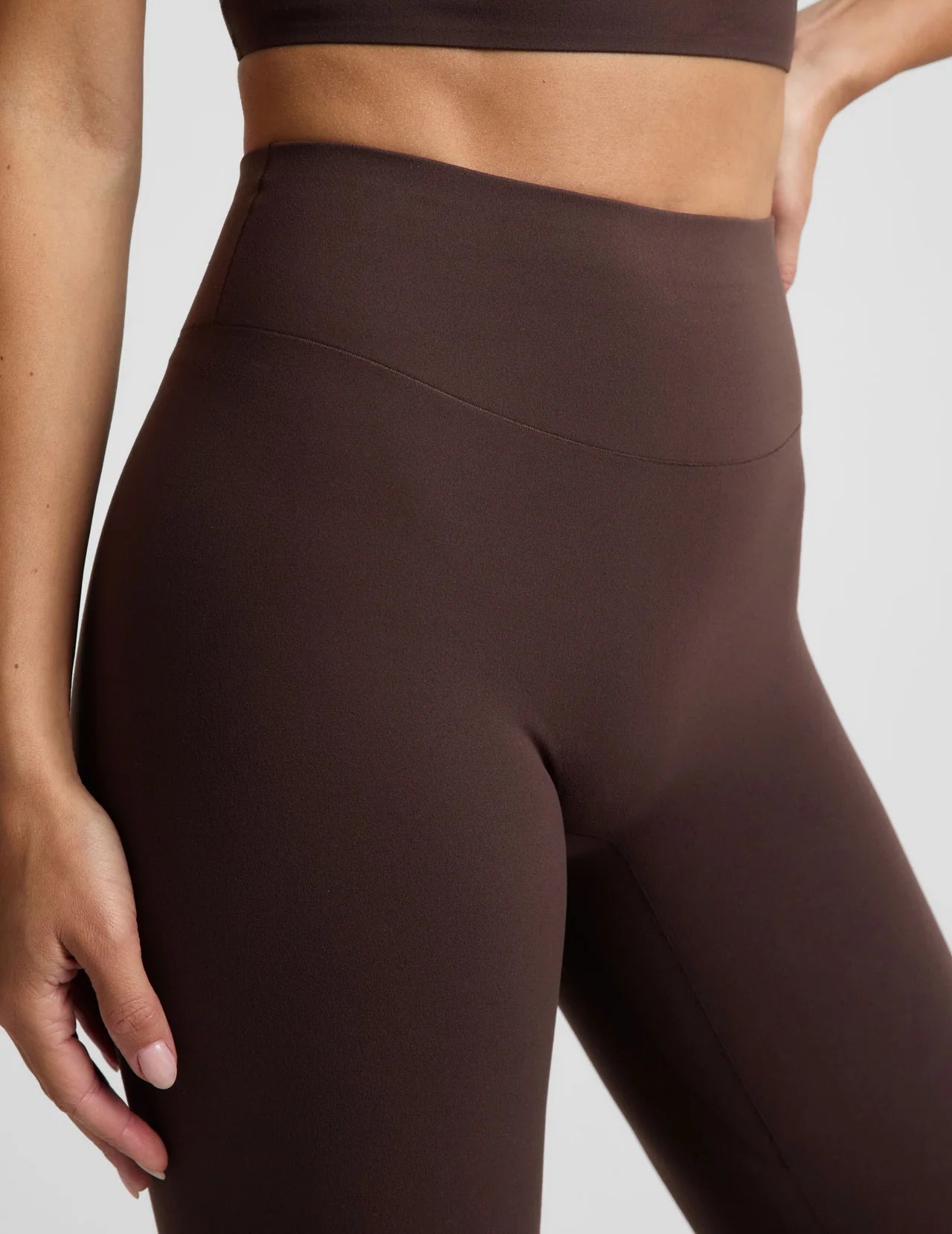 BEYOND YOGA GLOZONE HIGH WAIST MIDI  LEGGING COCO PLUM