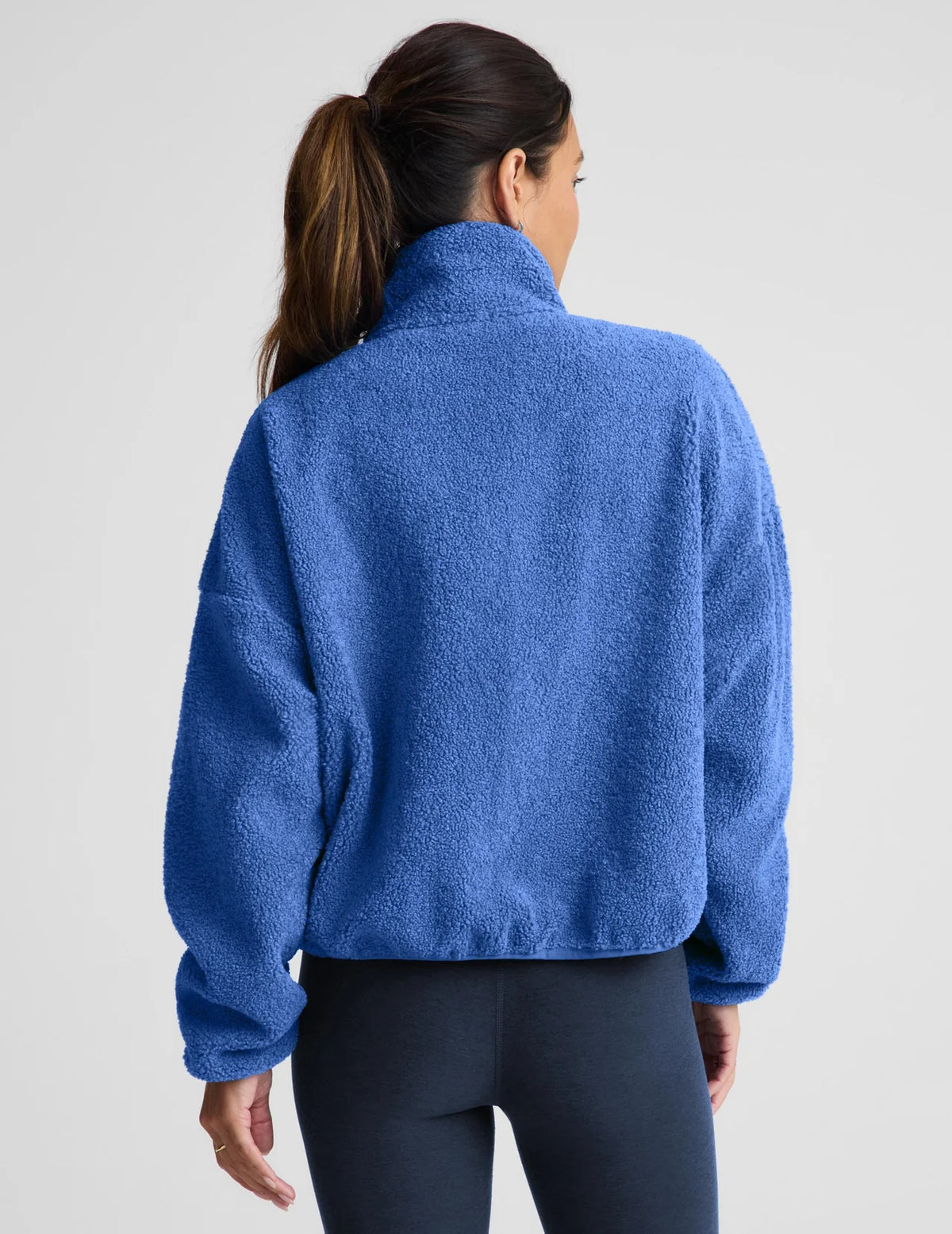 BEYOND YOGA UNITY FULL ZIP JACKET MINERAL BLUE