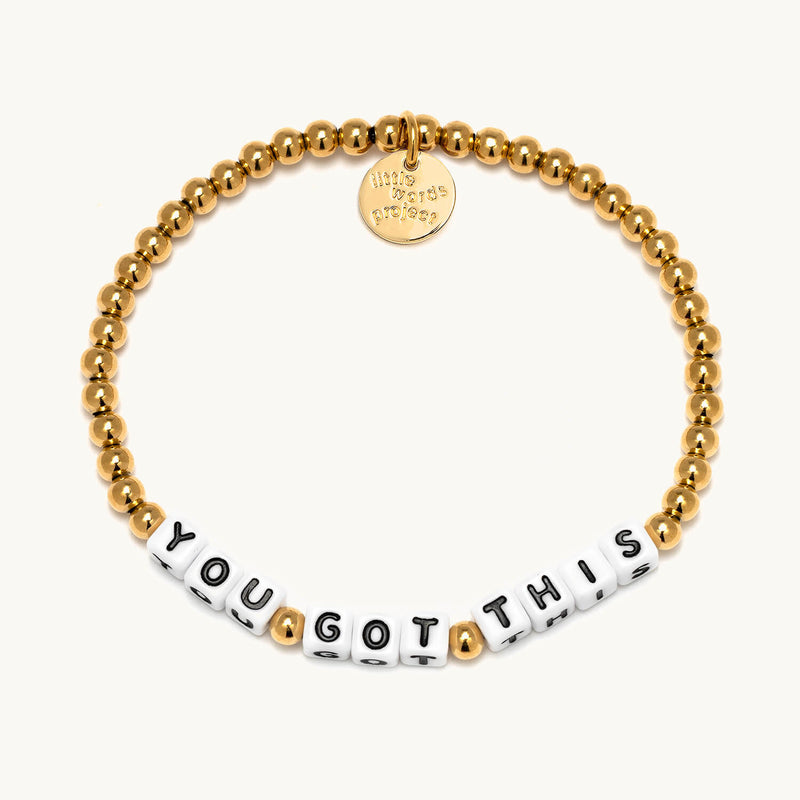 LITTLE WORDS PROJECT GOLD FILLED BRACELETS