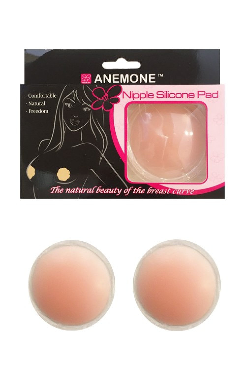 ANEMONE  SILICONE NIPPLE COVERS  NUDE