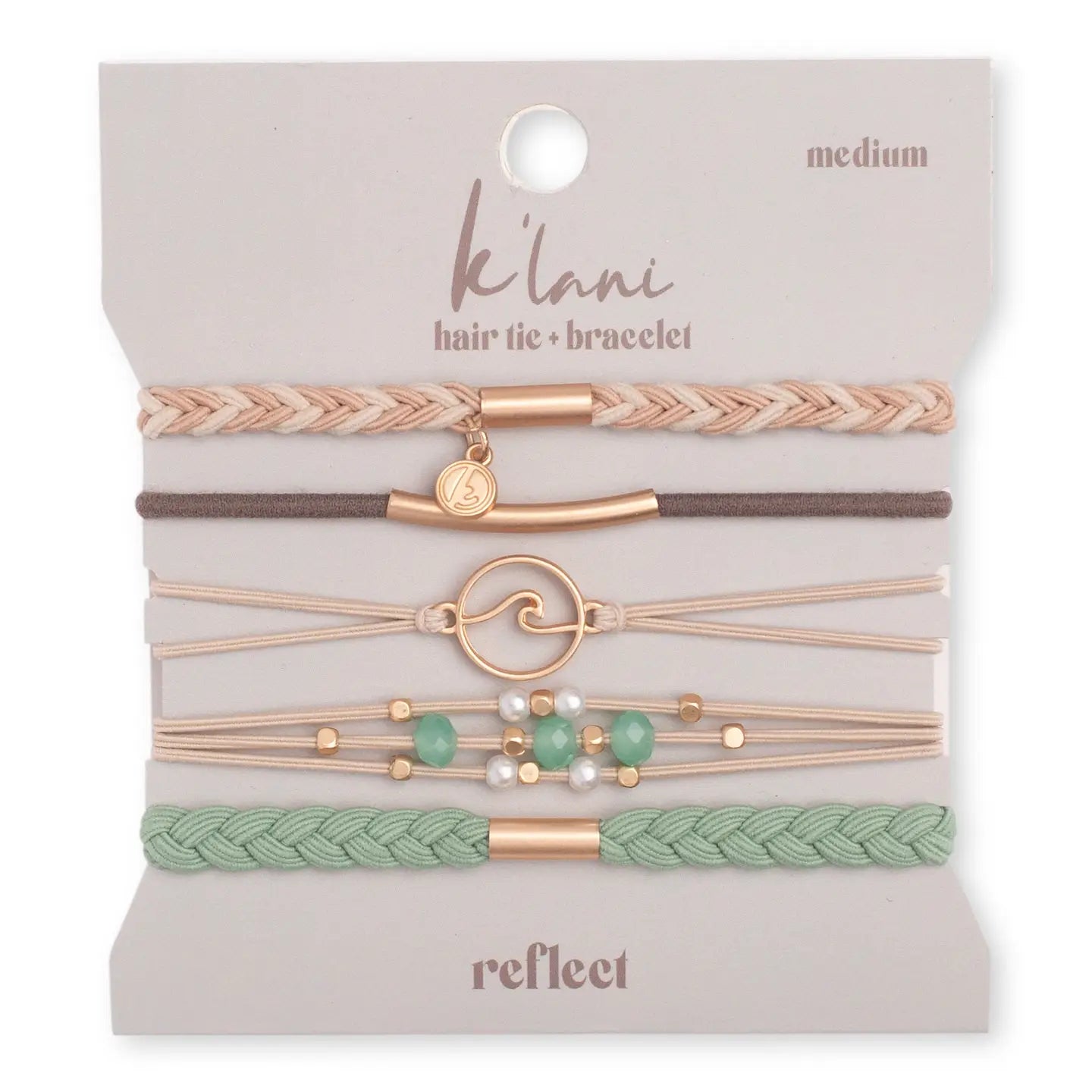K'LANI HAIR TIE BRACELETS REFLECT