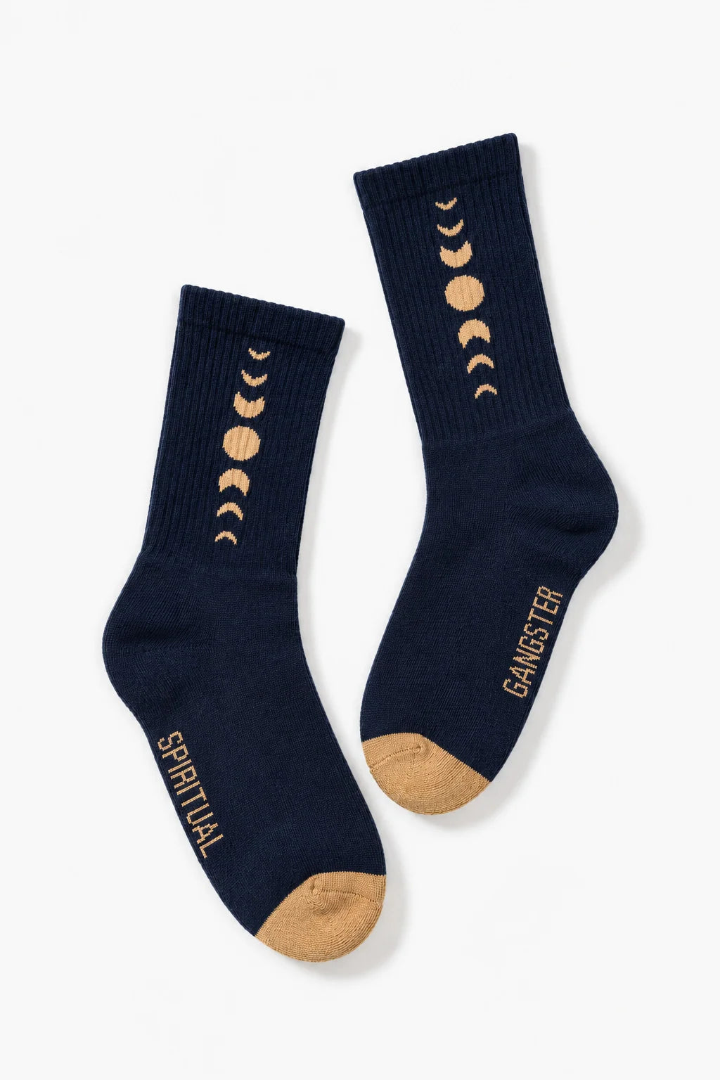 SPIRITUAL GANGSTER CELESTIAL ROOM CREW SOCK INDIGO