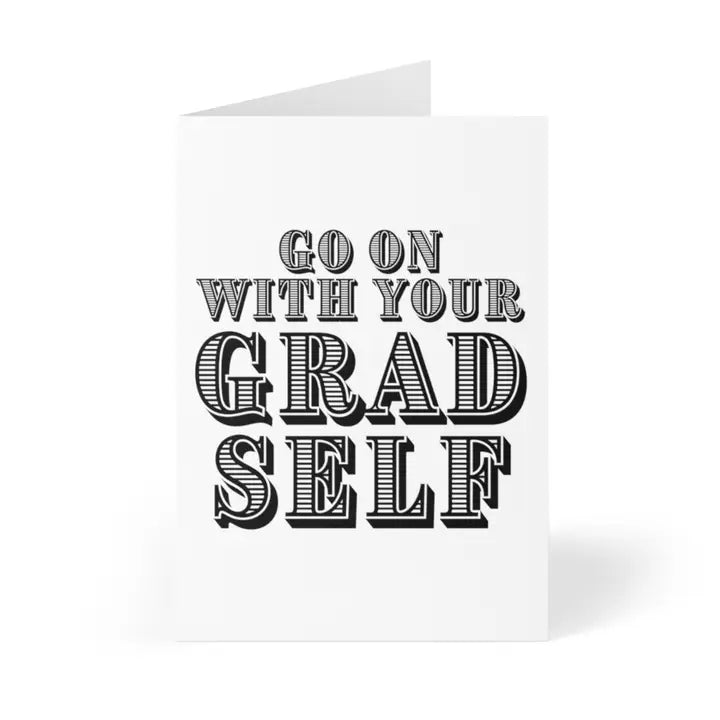 R IS FOR ROBO GRAD CARD GO ON WITH YOUR GRAD SELF