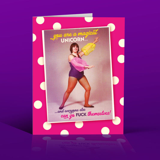 OFFENSIVE AND DELIGHTFUL GREETING CARD BD52