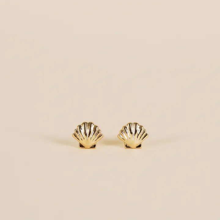 JAXKELLY Seashell  Gold Earrings